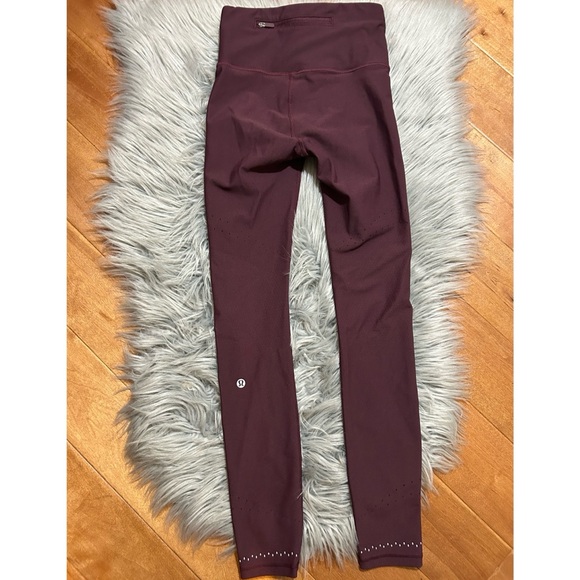 Lululemon Zoned In Tight *27" Plum Shadow Size 4 - Picture 8 of 10